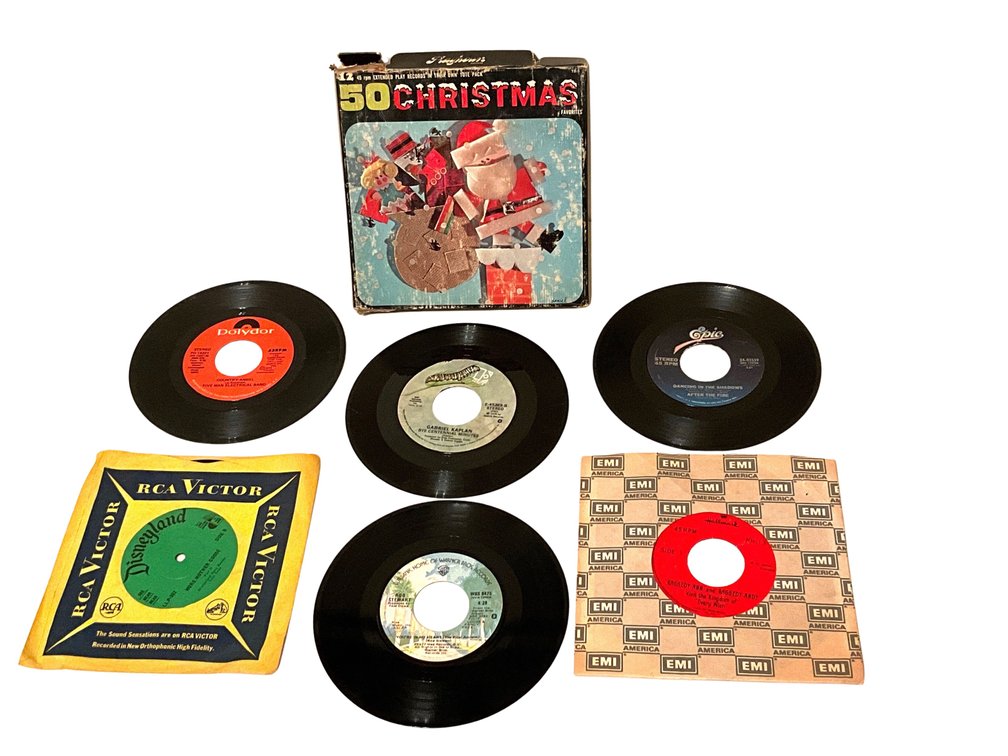 45 RPM Records & Christmas Record Set