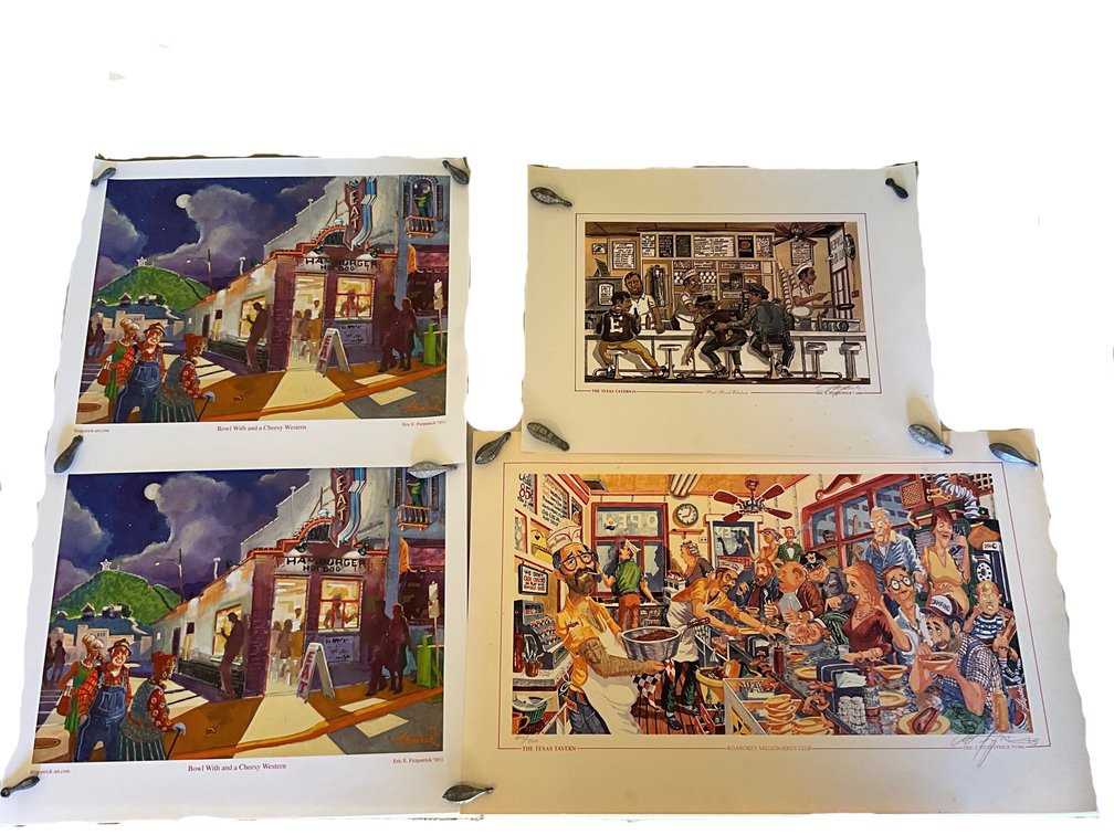 Four Eric Fitzpatrick Art Prints