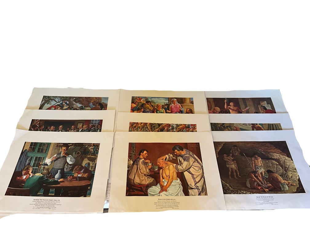 Robert Thom “A History of Pharmacy in Pictures” Print Collection