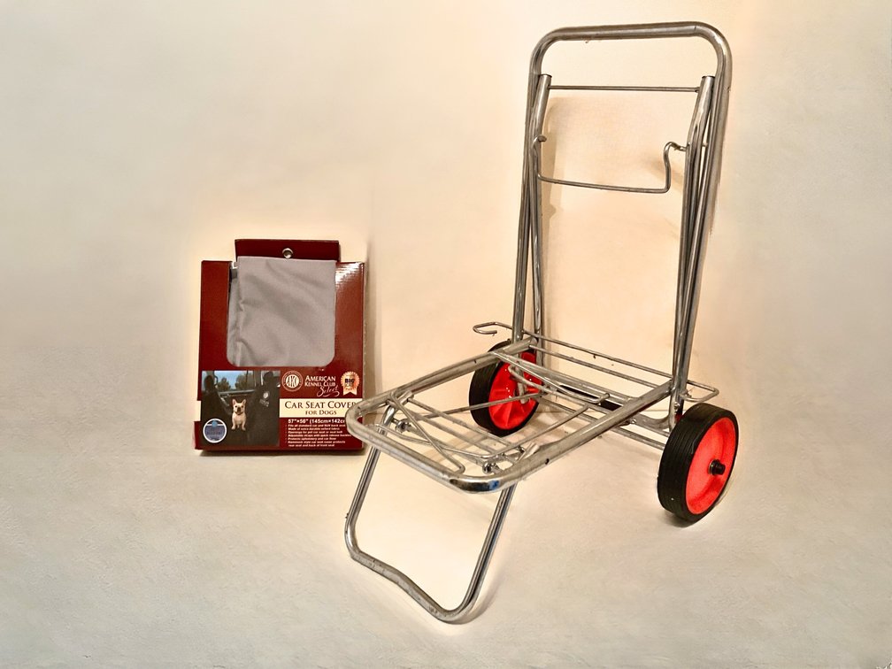 Folding Shopping Cart & Dog Car Seat Cover