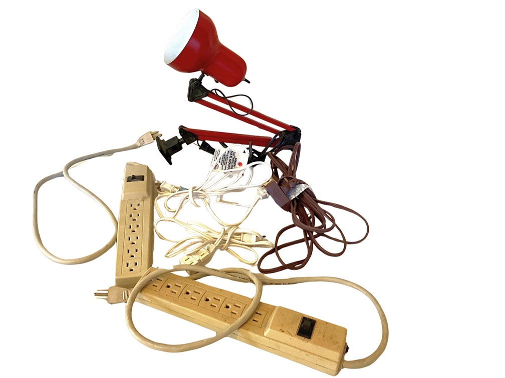 Adjustable Desk Lamp, Power Strips & Extension Cords