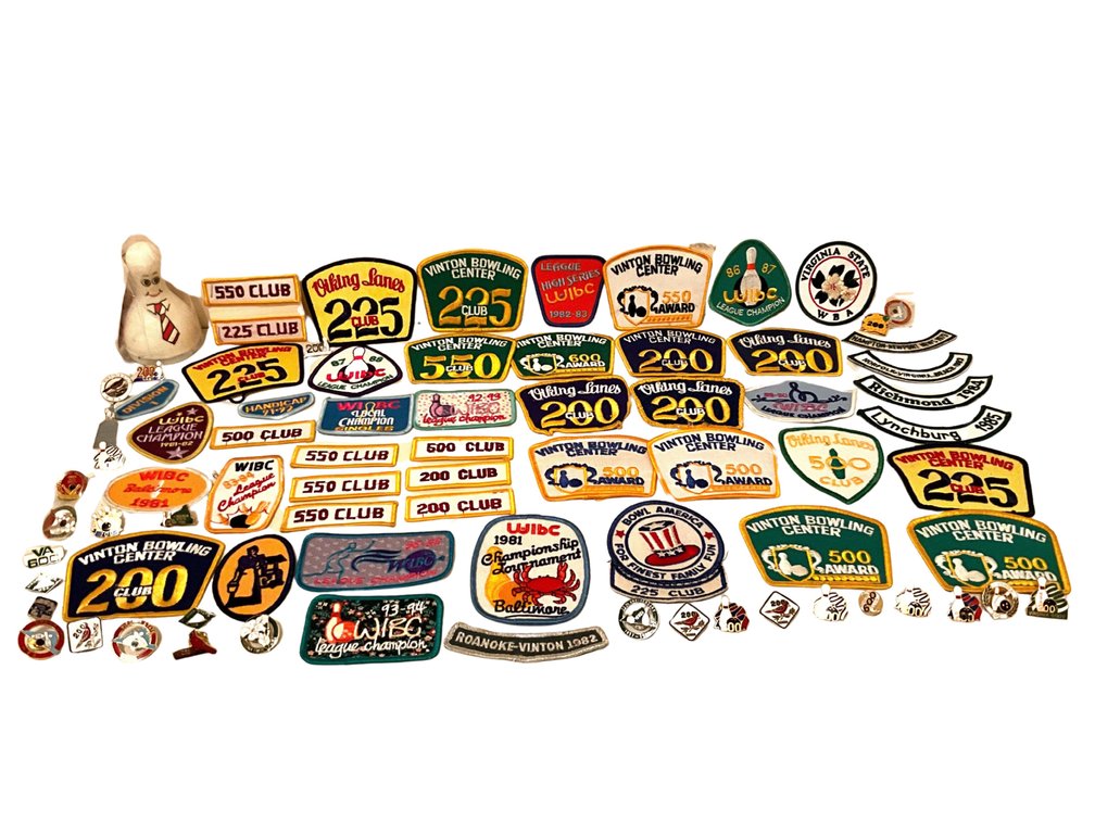 Bowling Patches, Pins & Memorabilia Collection