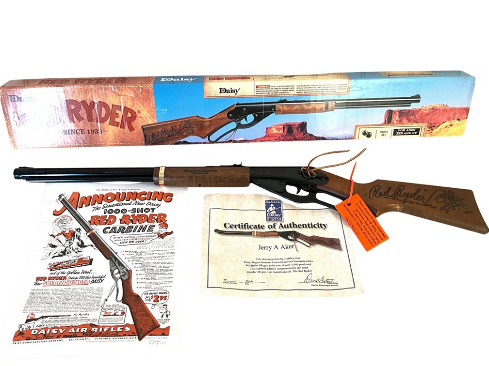 Limited Edition Red Ryder Daisy BB Gun, Air gun Museum