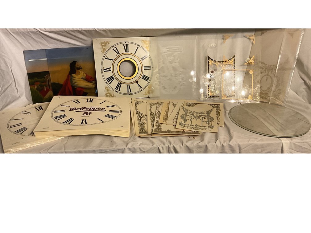 Refurbished Clock Face, Advertisement and Detailing
