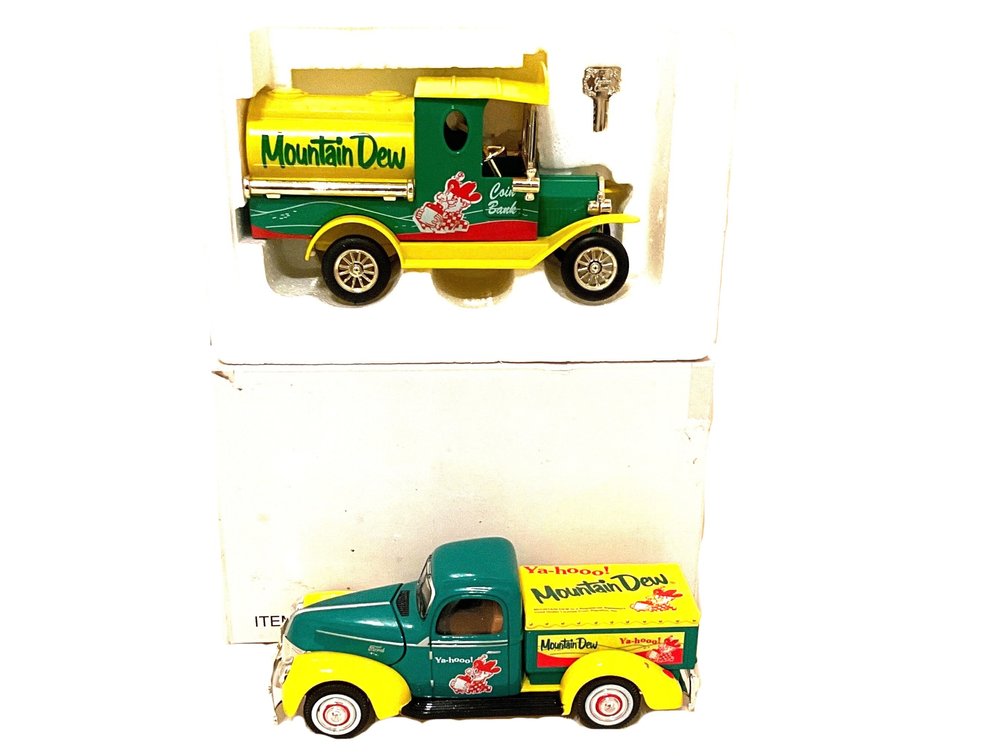 Mountain Dew Die-Cast Advertising Vehicles