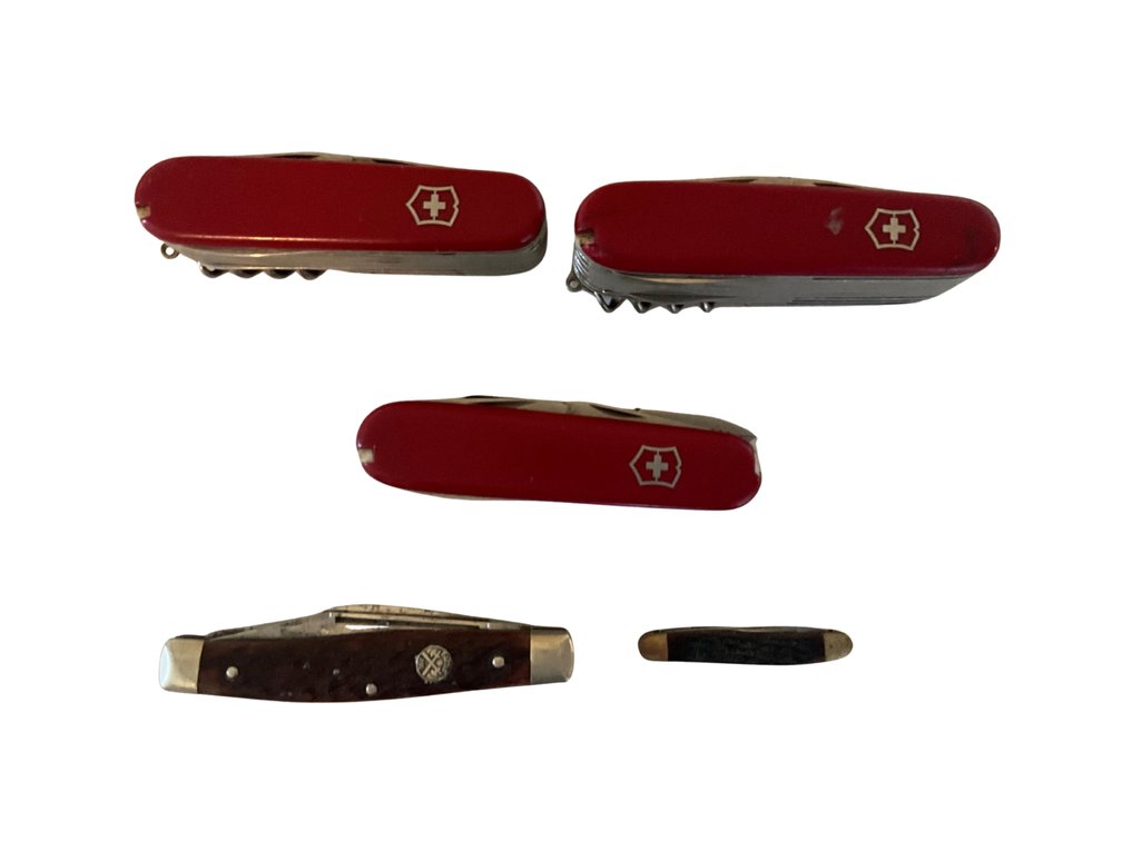 Five Pocket Knives