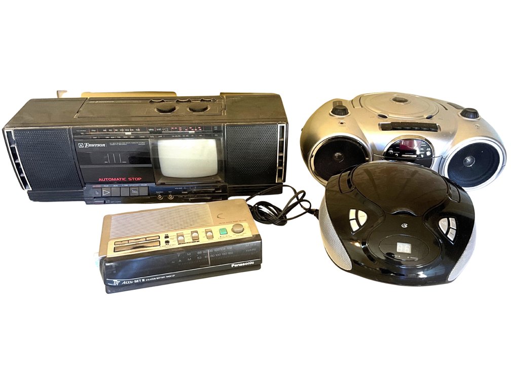 Radios, CD Players & Emerson TV/Cassette Combo