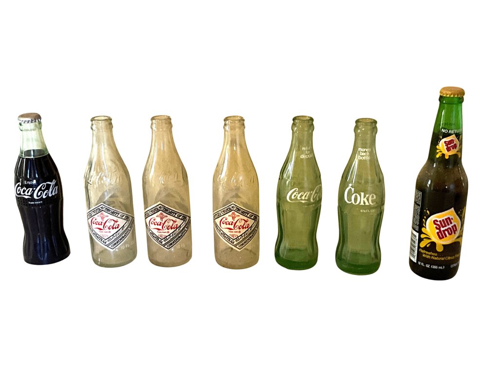 Coca-Cola & Sun Drop Glass Bottle Collection