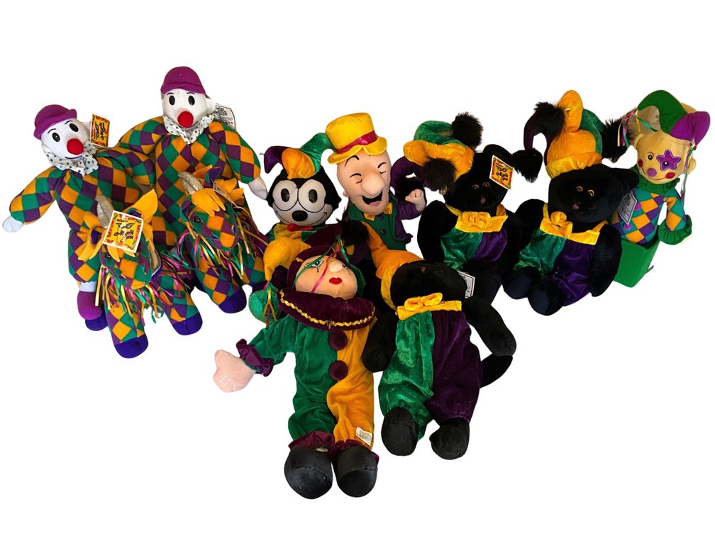 Mardi Gras Plush Dolls