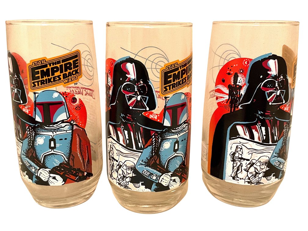 The Empire Strikes Back Burger King Collector Glasses