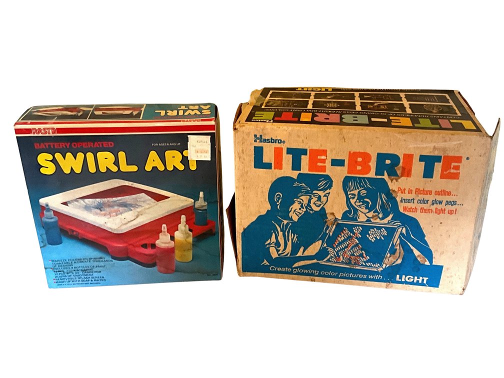 Hasbro Lite-Brite & Swirl Art Sets