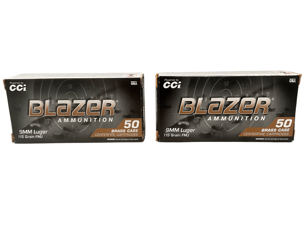 Blazer 9mm 115 Grain Ammunition