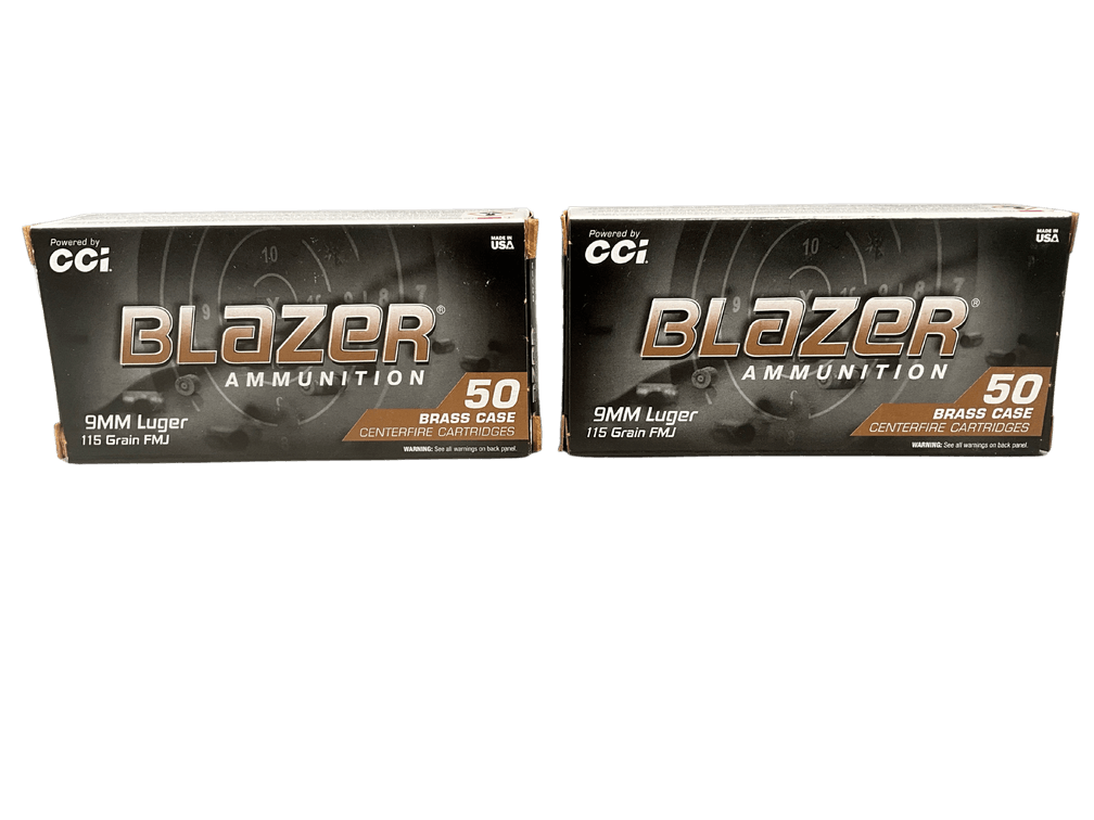 Blazer 9mm 115 Grain Ammunition