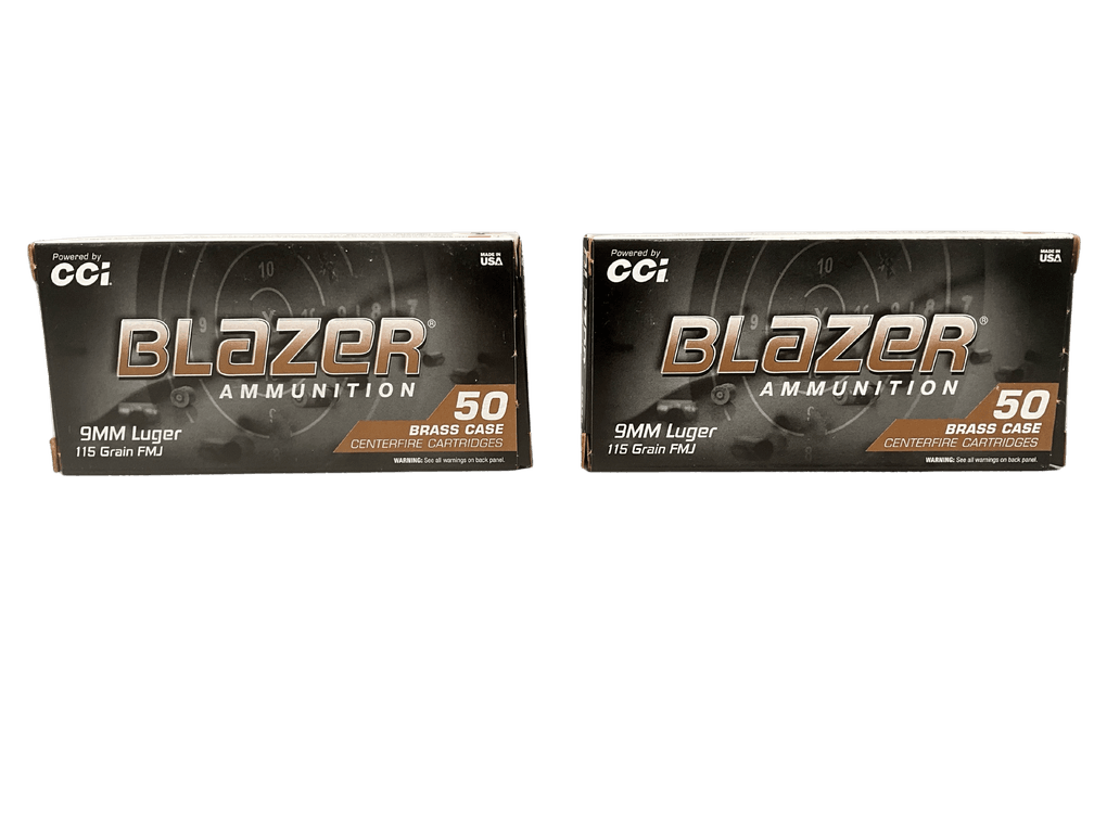 Blazer 9mm 115 Grain Ammunition 