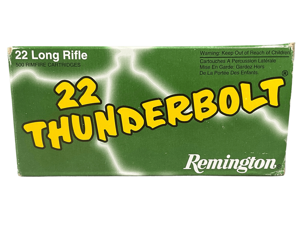 Remington Thunderbolt, 22 Caliber Ammunition 