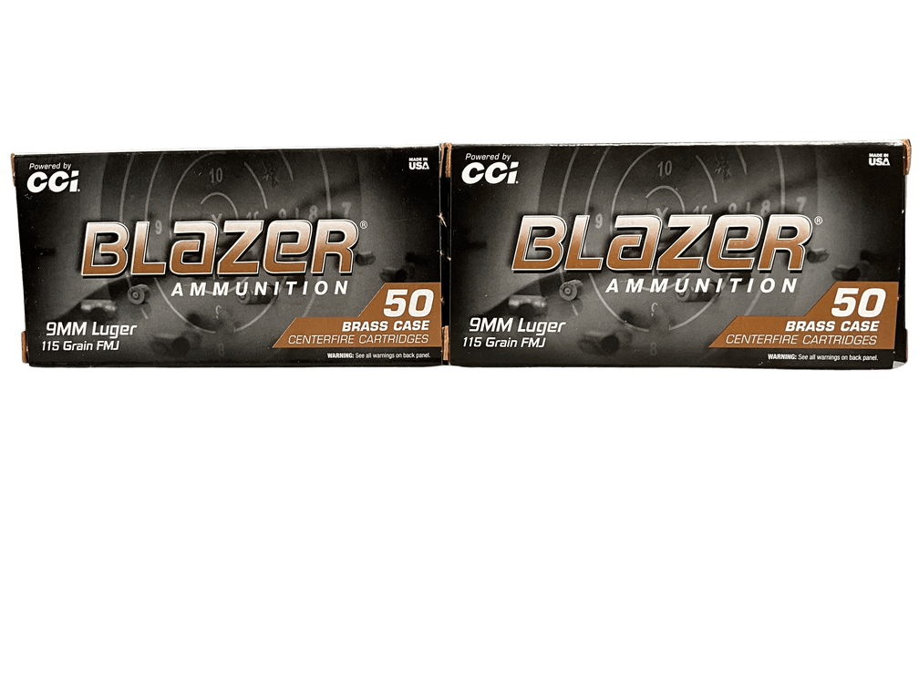 Blazer 9mm 115 Grain Ammunition 
