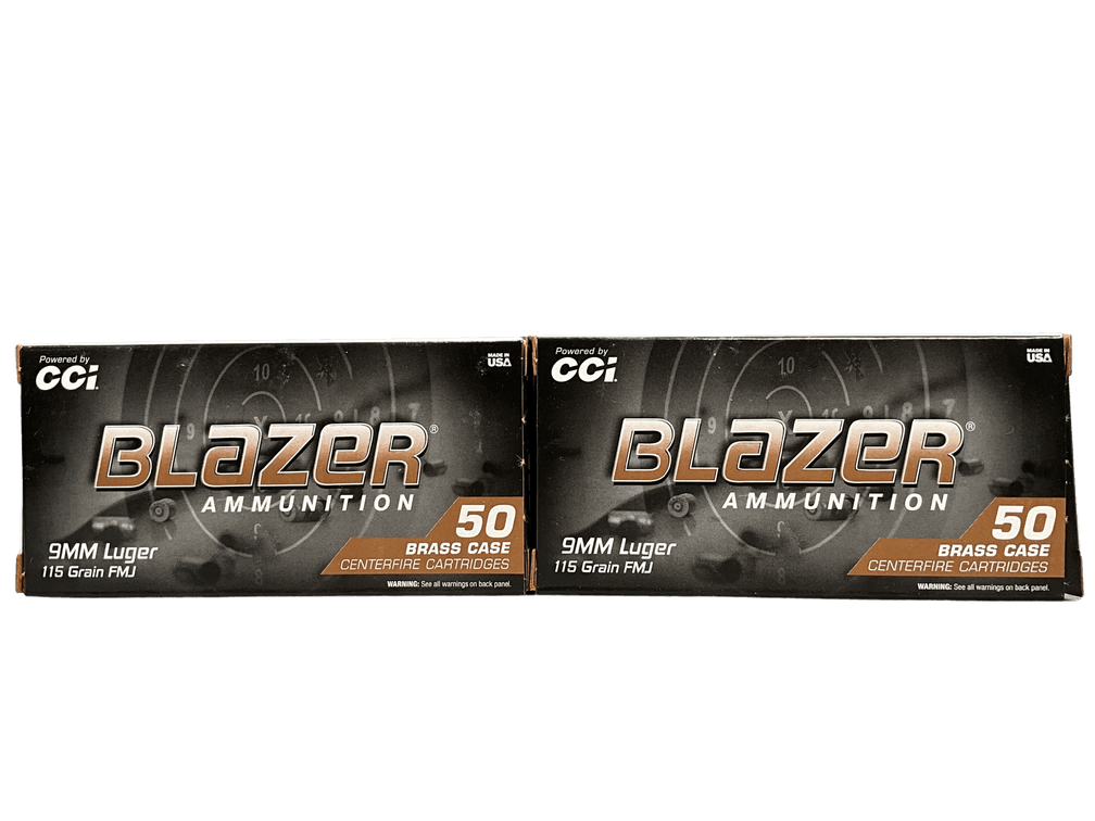 Blazer 9mm 115 Grain Ammunition 