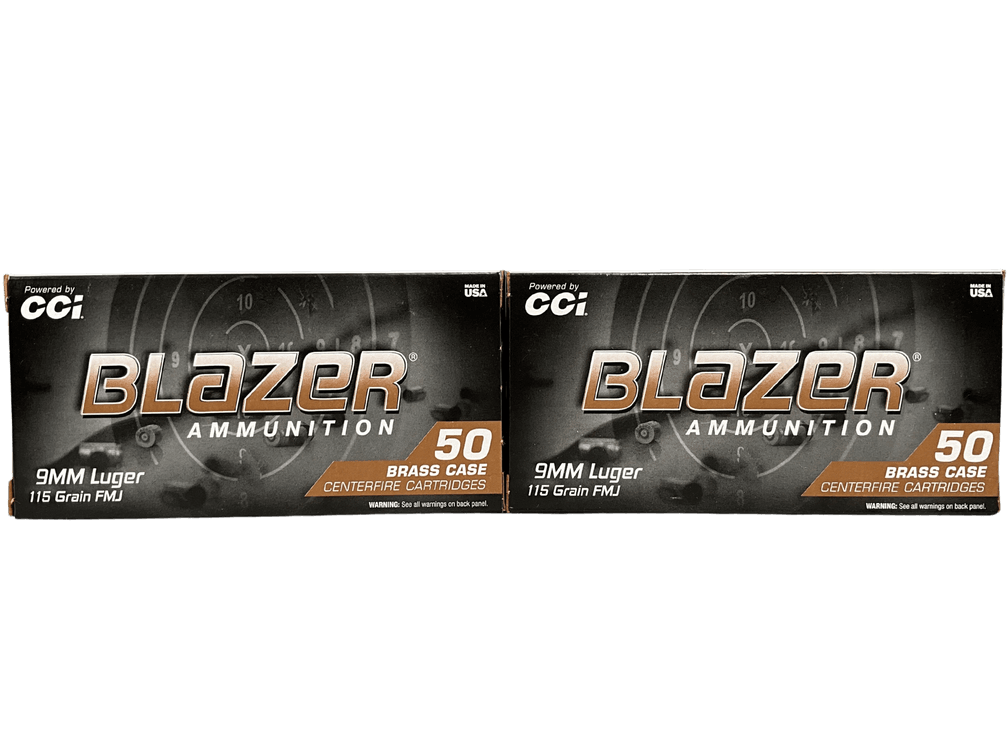 Blazer 9mm 115 Grain Ammunition 