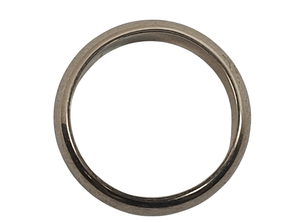 Classic 14K White Gold Wedding Band