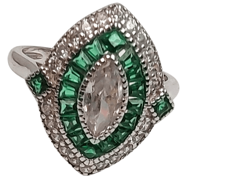 Sterling Silver Art Deco Dream Ring
