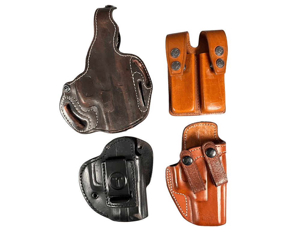 4 Leather Holsters