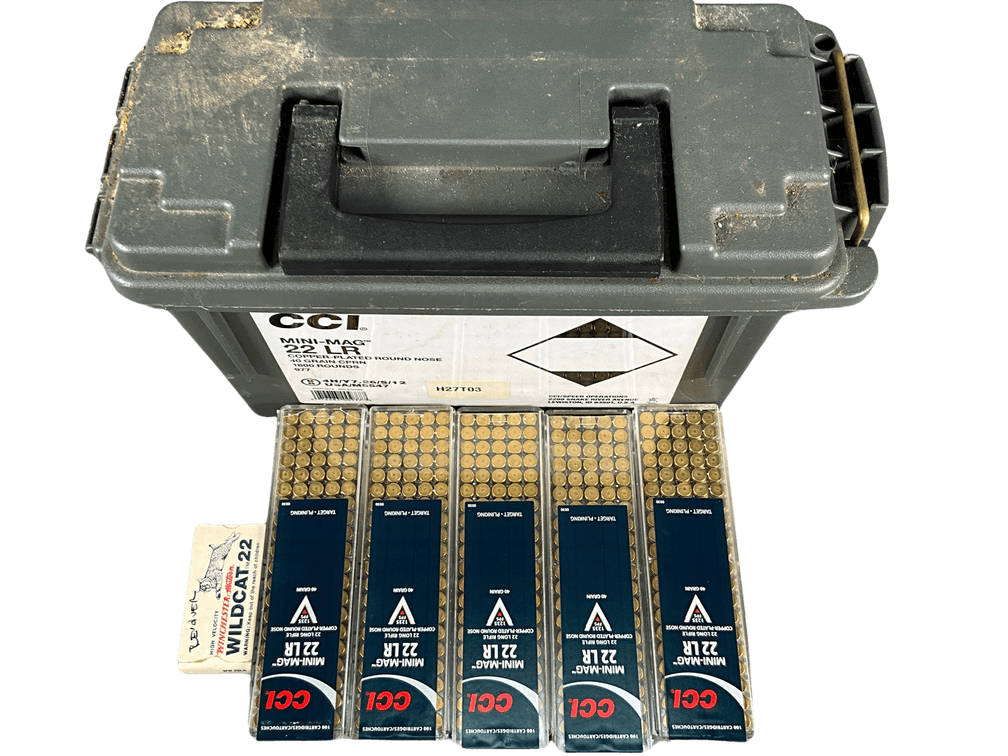 Ammo Box with 22 Long Rifle Ammunition