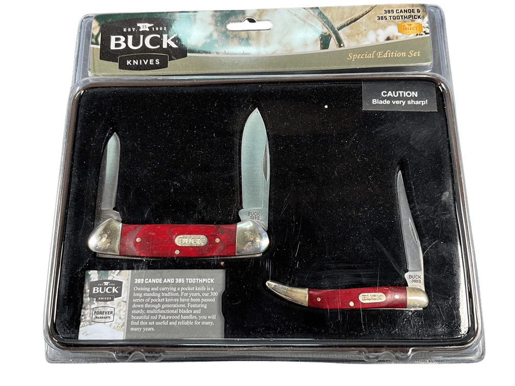 Buck 389 Cande and 385 Toothpick Special Edition