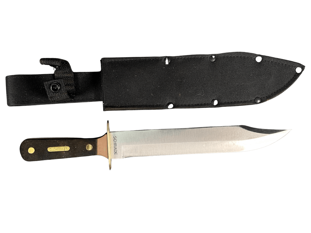 Old Timer Fixed Blade Knife with Sheath
