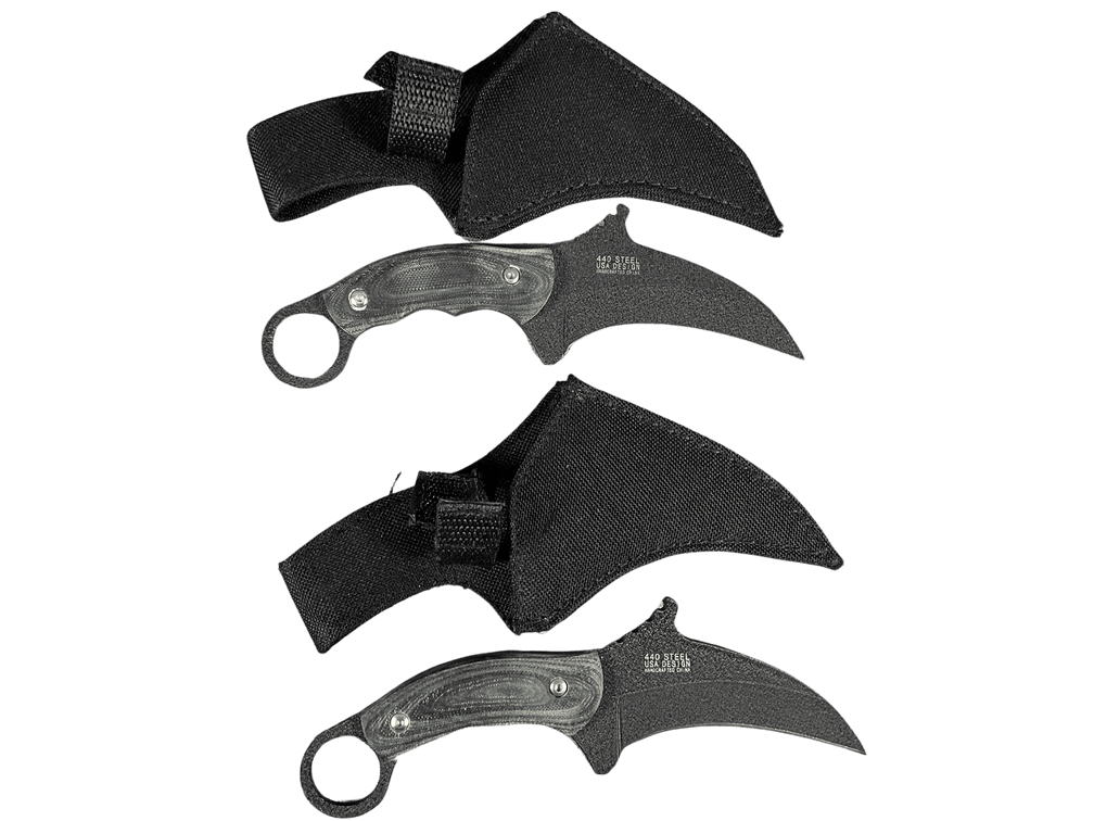 2 M Tech Knives with Sheaths