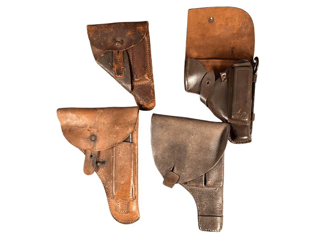 3 War Time Leather Holsters