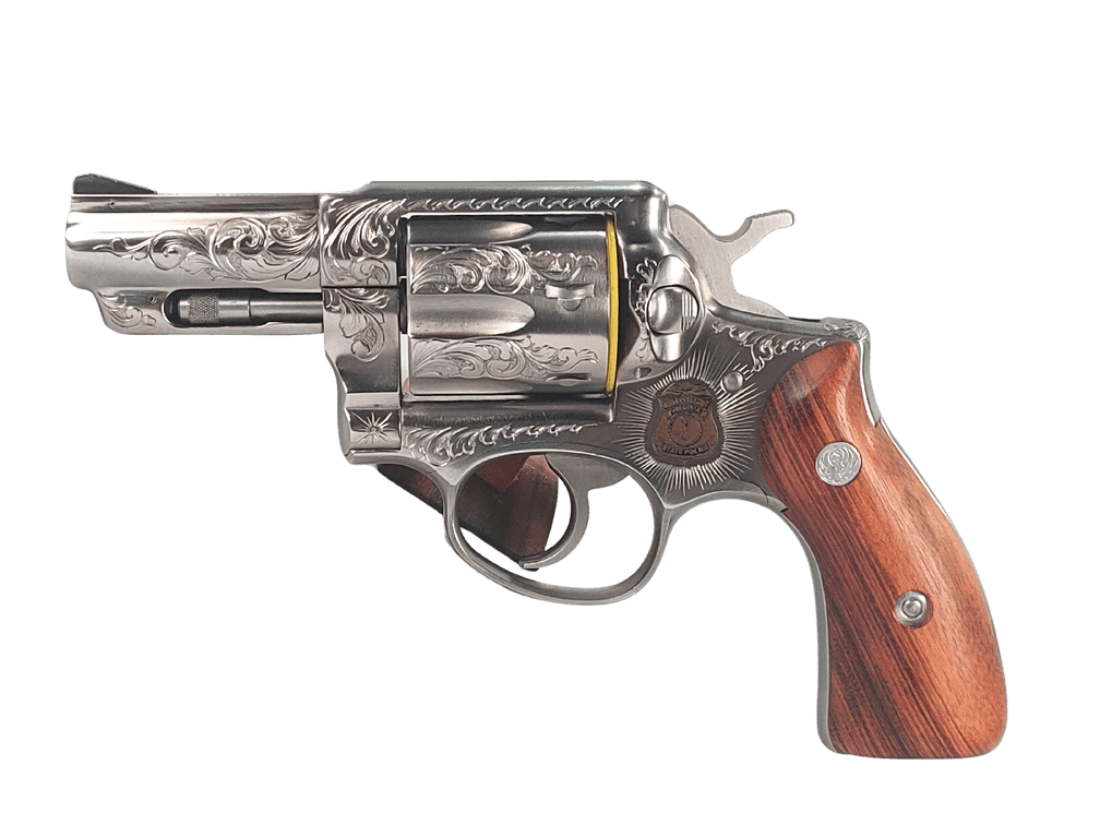 Virginia State Police Signed Ken Hurst, Ruger Speed Six Revolver, 357 Magnum Caliber