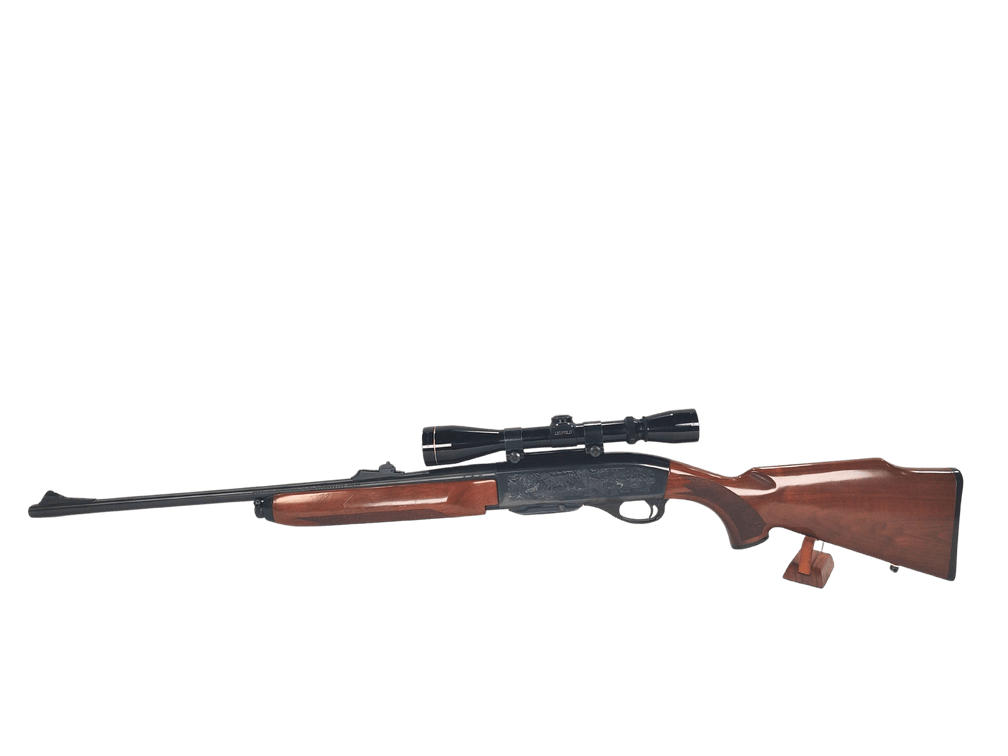 Remington Model 7400 Engraved F Grade Premier, 270 Win Caliber Rifle with Leupold Scope