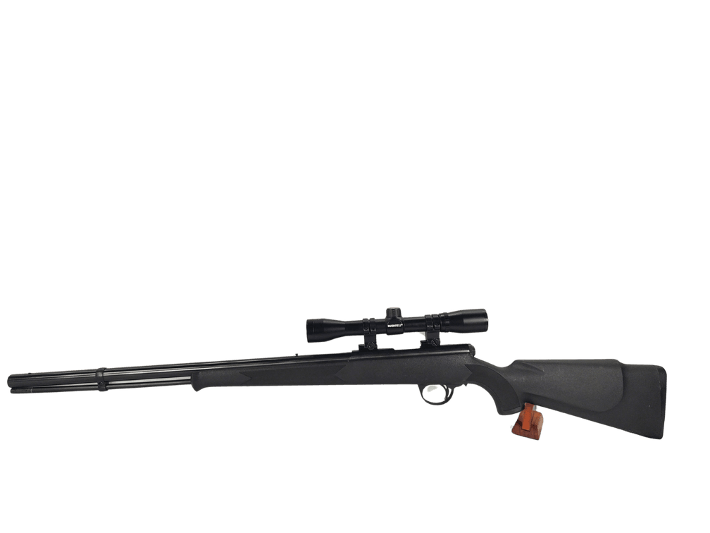CVA Stag Horn Black Powder Rifle, 50 Caliber with Bushnell Scope