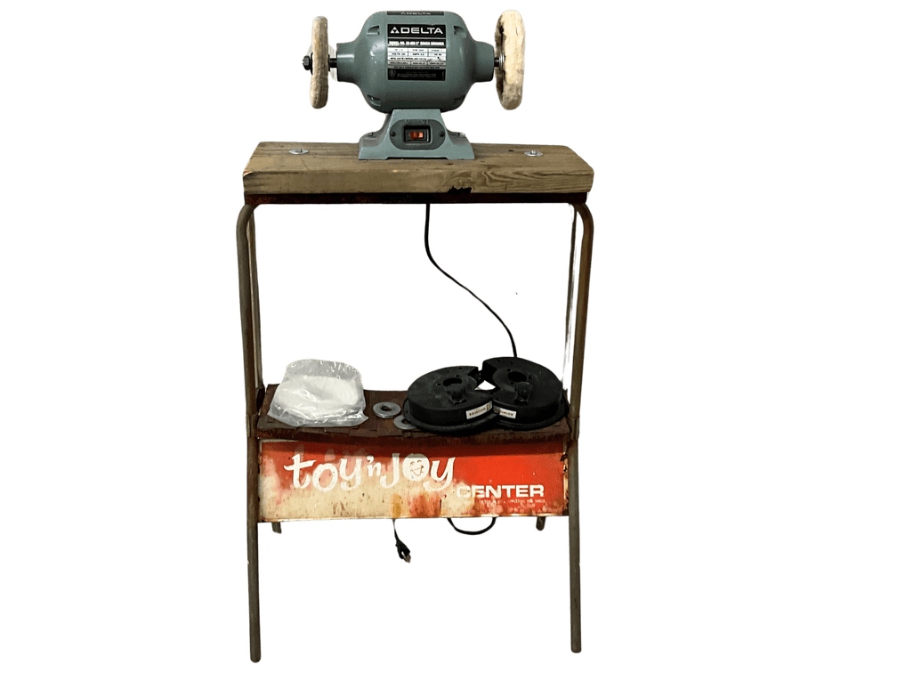 Delta Bench Grinder on Table 