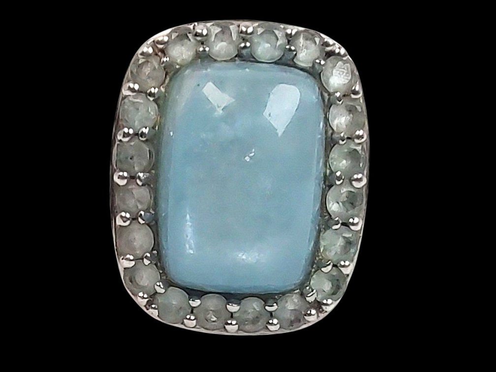 Ross-Simons Milky Aquamarine Topaz Ring