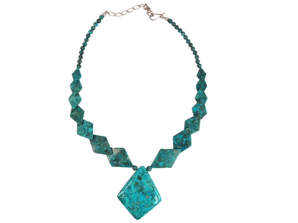Vintage Jay King Turquoise and Sterling Silver Necklace