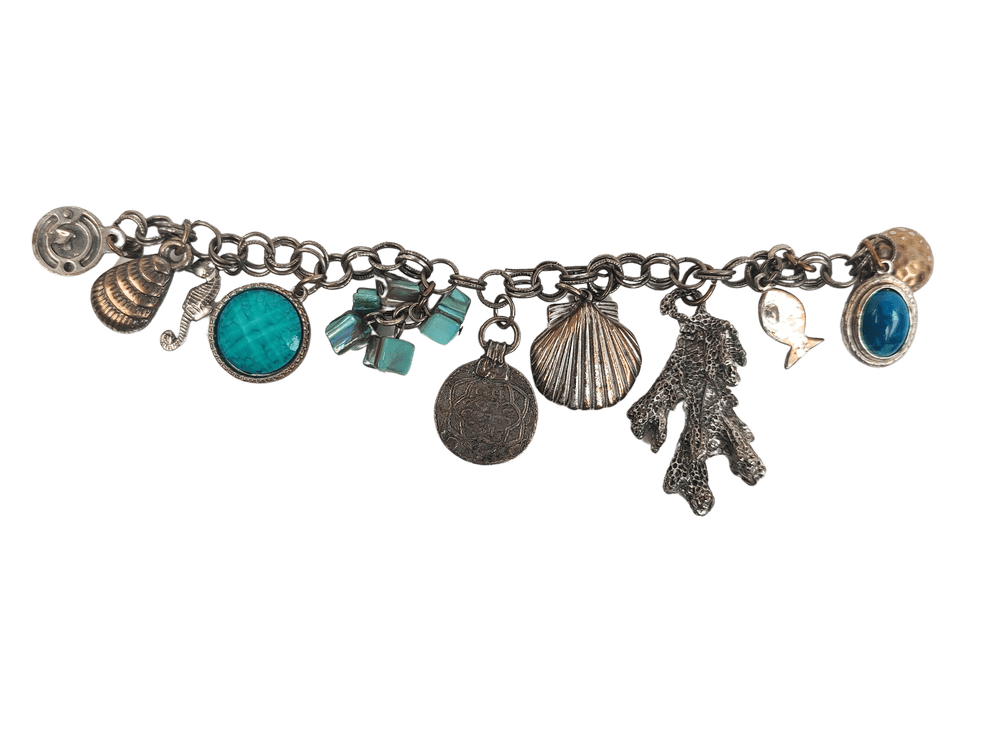Bright and Cheery "Nandi" Beach Theme Charm Bracelet