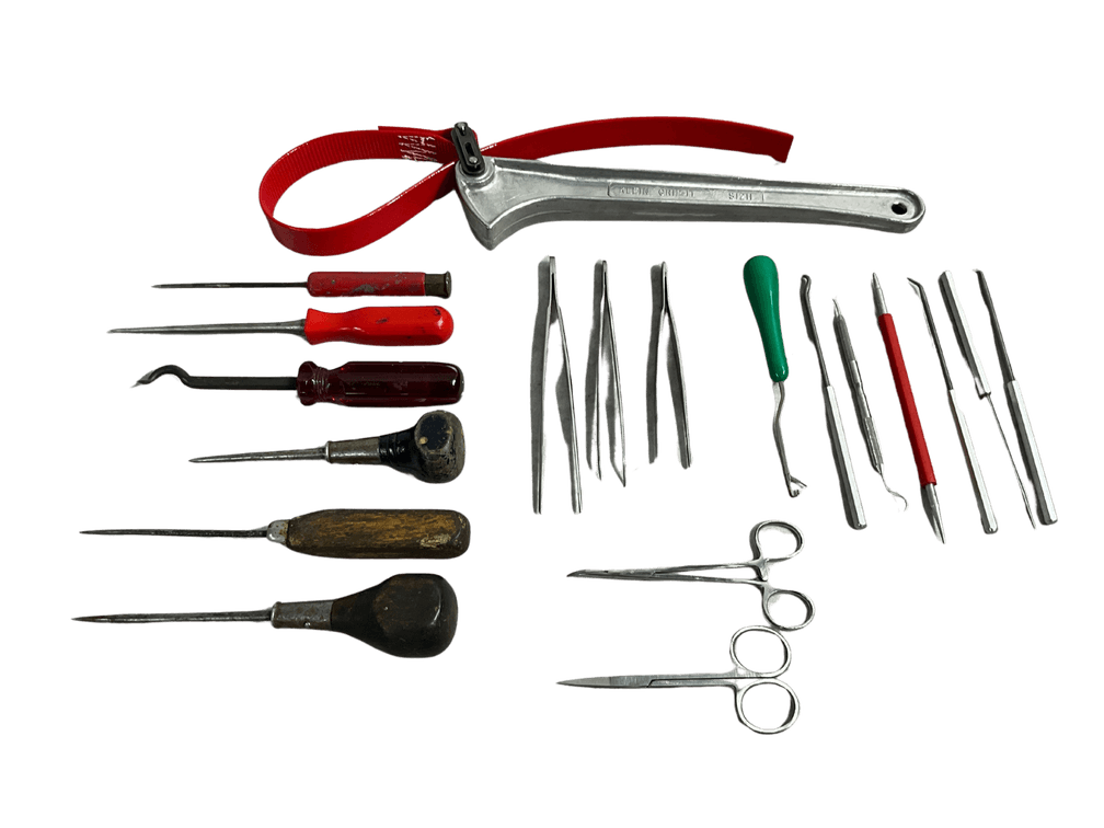 Picks with Pick Up Tools