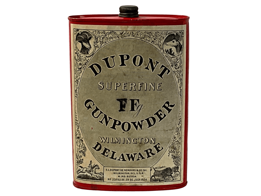 Vintage Dupont Powder Tin