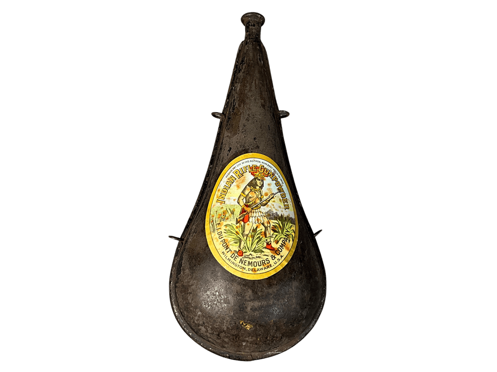 Indian Rifle Gunpowder Flask