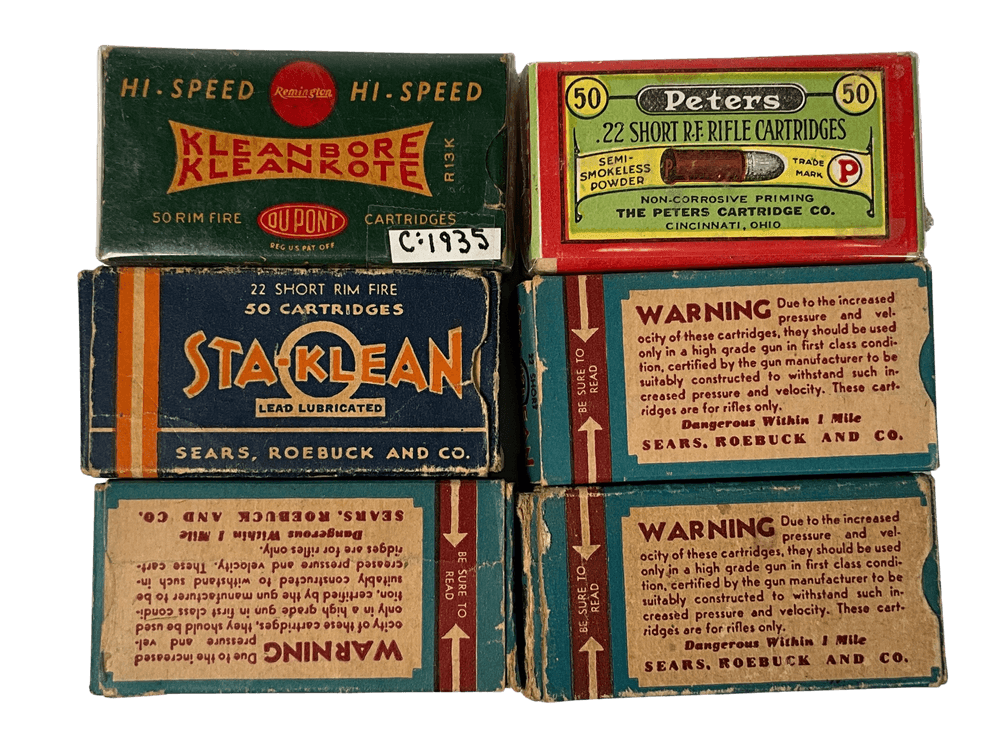Six Boxes of 22 Short Ammunition 