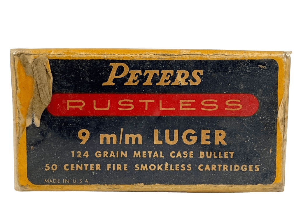 Box of Peters 9mm Ammunition