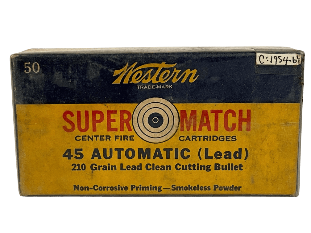  Western 45 Automatic Box of Ammunition 