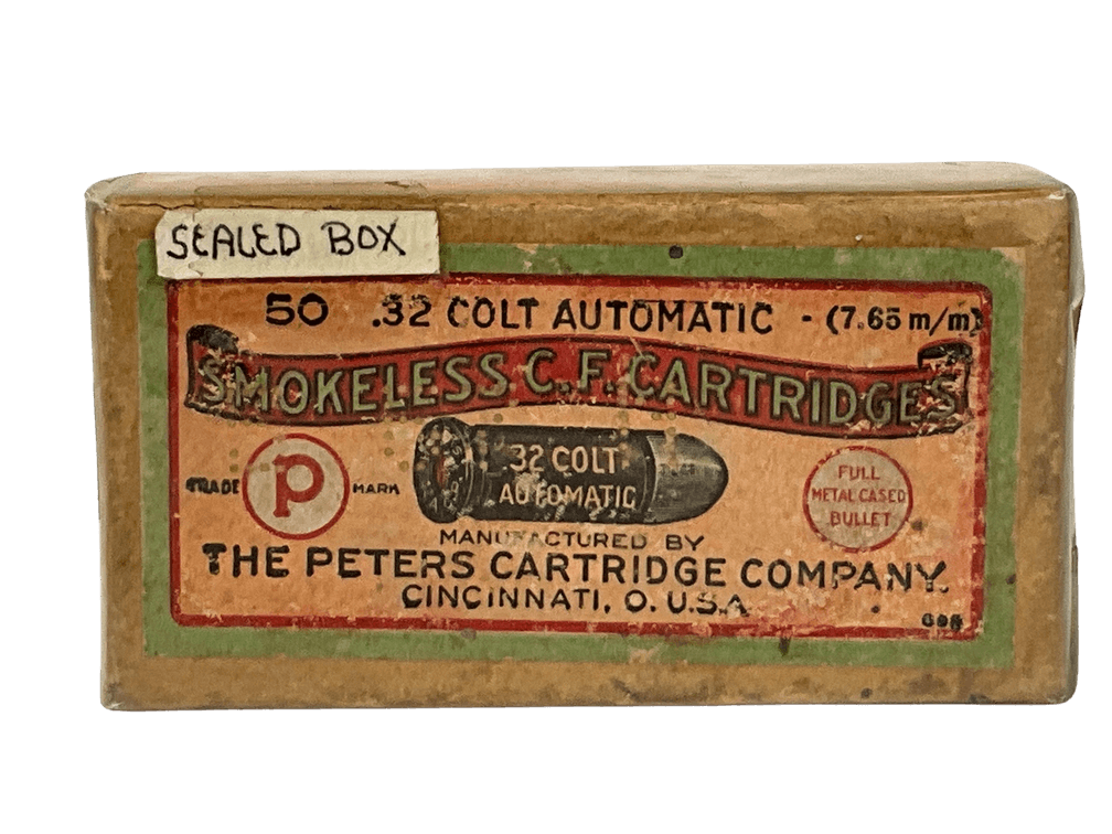 Peters 32 Colt Automatic Box of Ammunition