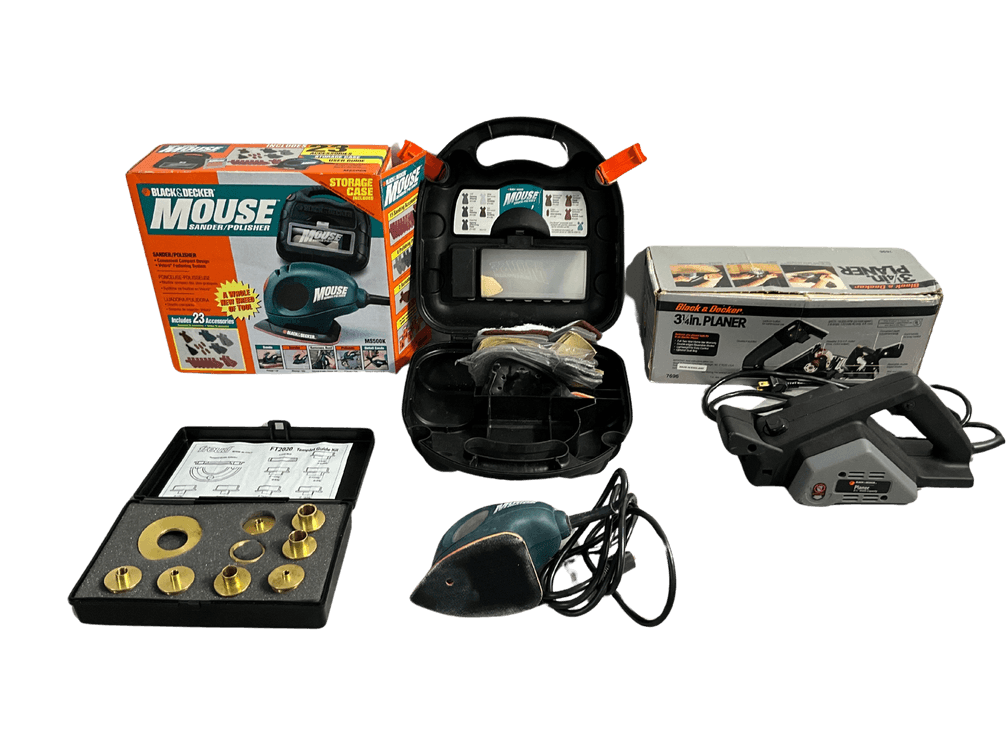 Black & Decker Corded Sander and Planer with Attachments