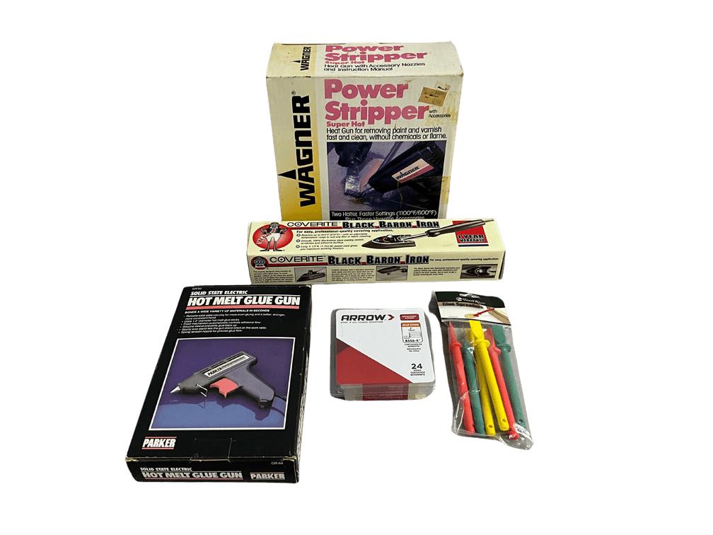 Glue Gun, Power Stripper and Black Baron Iron