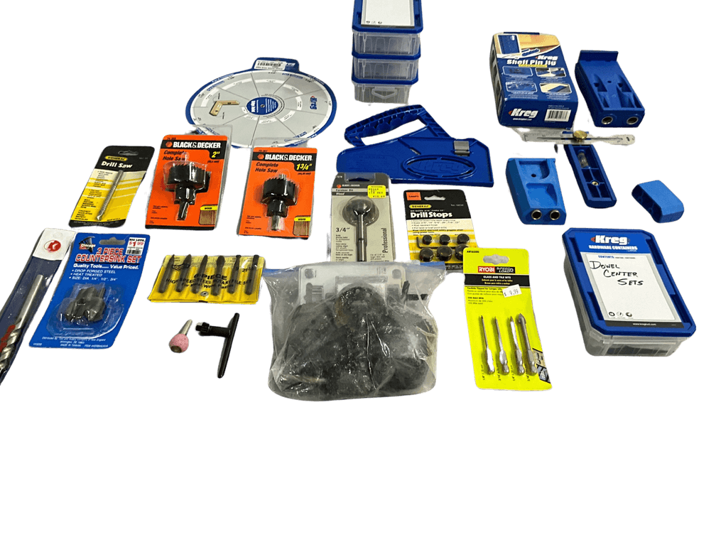 Kreg Jig Hole Saw and Drill Bits