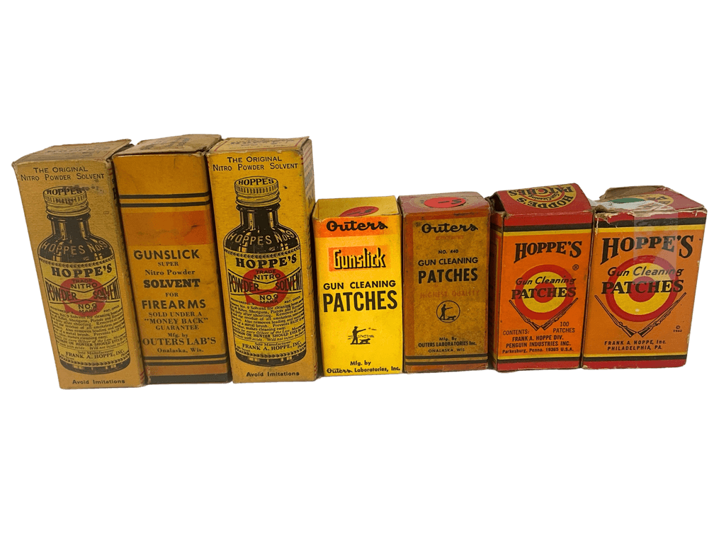 Vintage Gun Cleaning Items 