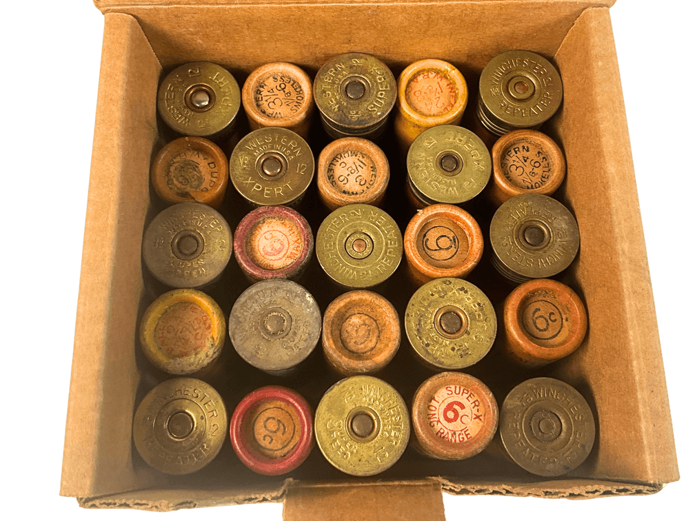 Vintage 12 Gauge Paper Shotgun Shells 