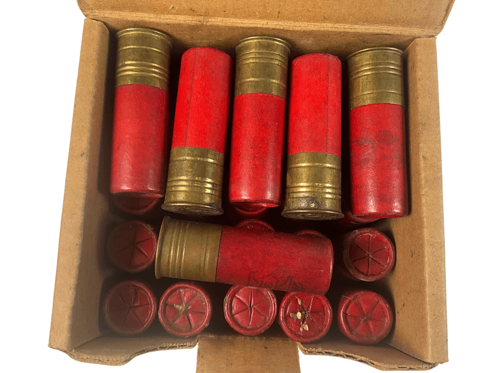 Vintage Western 12 Gauge Paper Shotgun Shells 